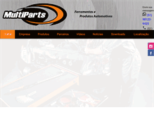 Tablet Screenshot of multiparts.com.br